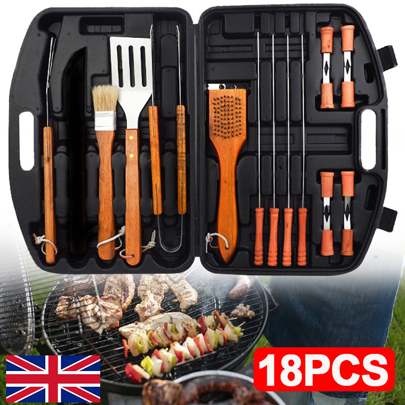 Outdoor grill set