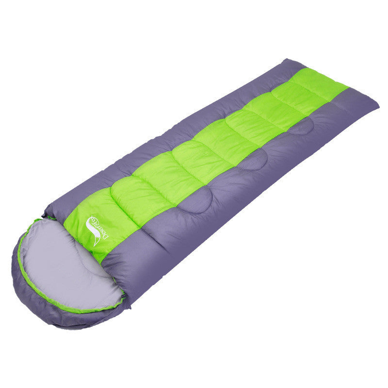 sleeping bag in camping