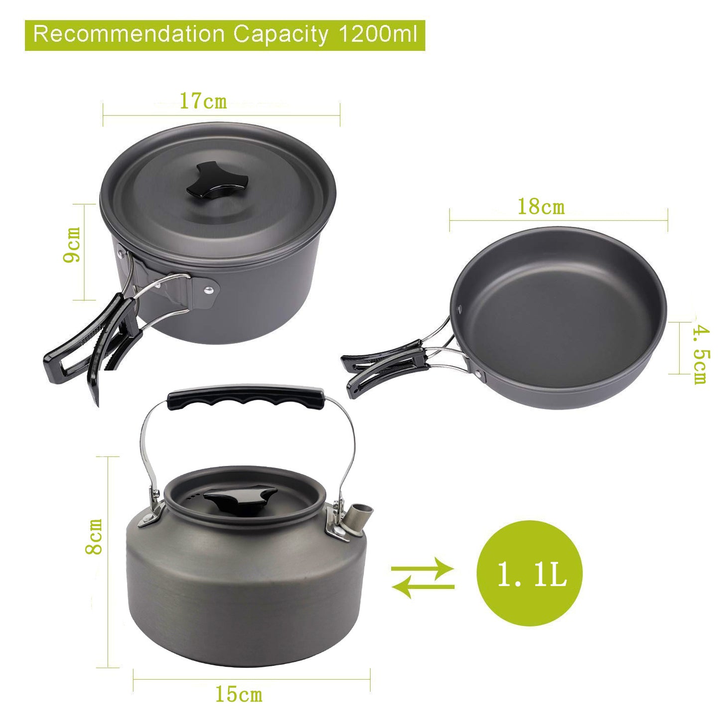 cookware kit camping