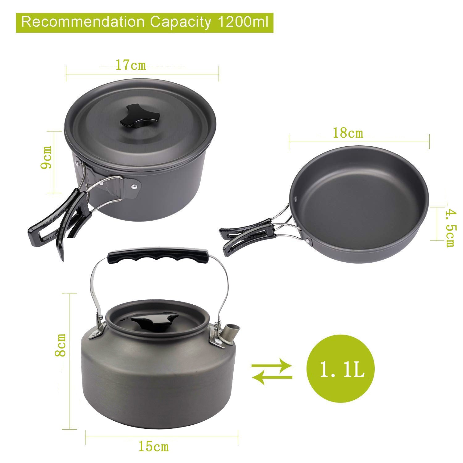 cookware kit camping