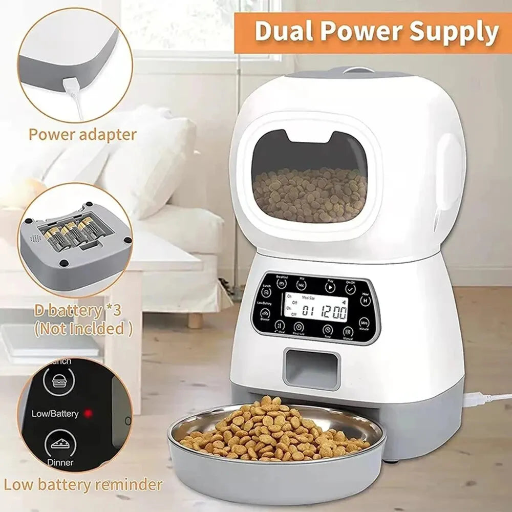 Leopard™ Automatic Pet Feeder - For Cats & Dogs