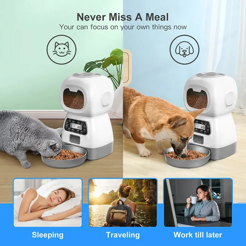 Leopard™ Automatic Pet Feeder - For Cats & Dogs