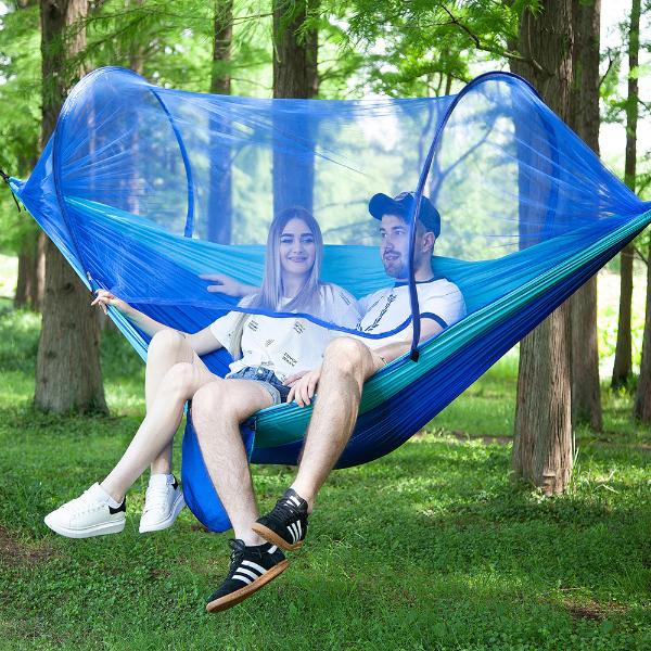 camping hammock with mosquito net