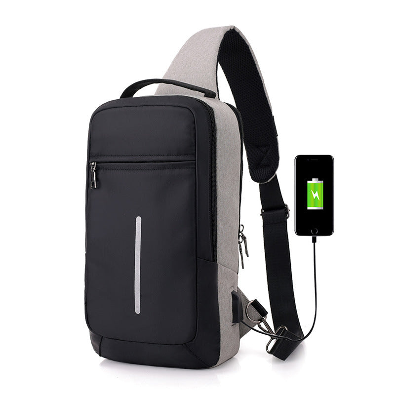 Chest bag with USB charging