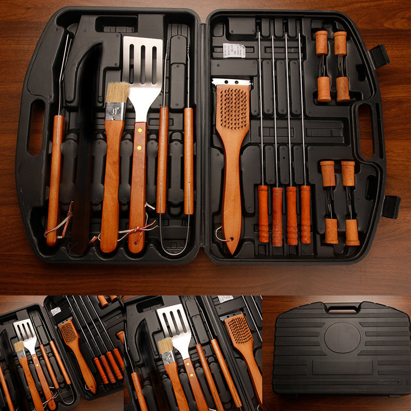 Outdoor grill set