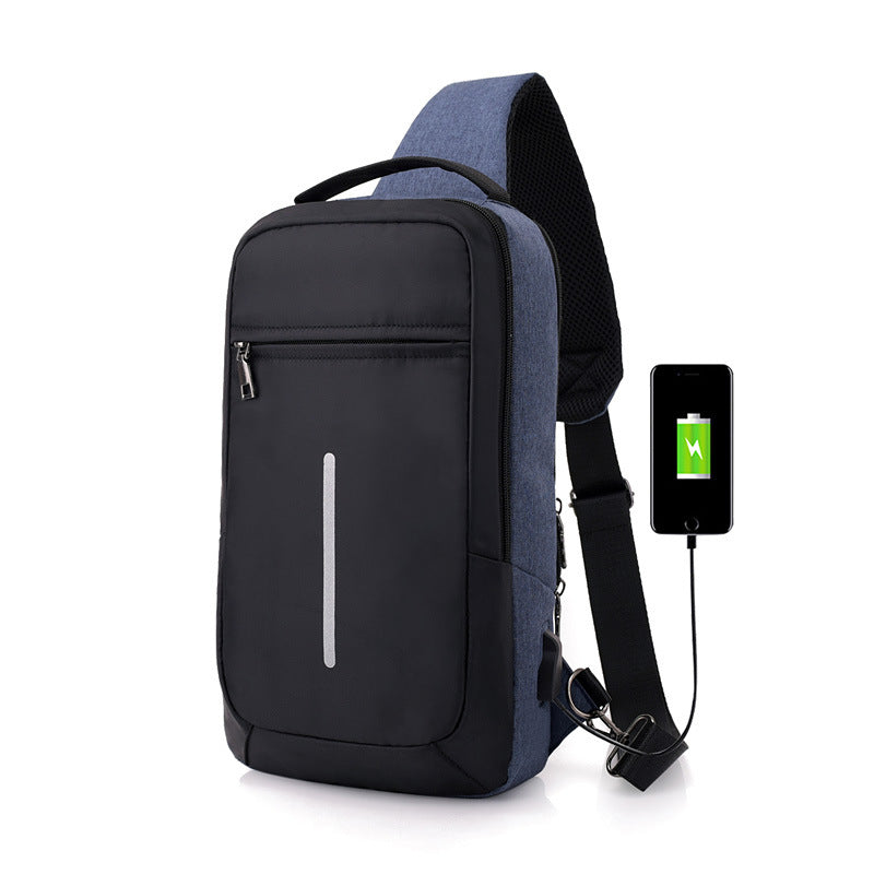 Chest bag with USB charging